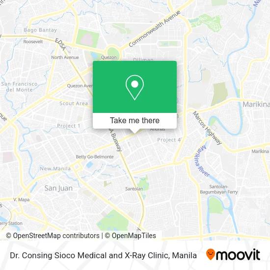 Dr. Consing Sioco Medical and X-Ray Clinic map