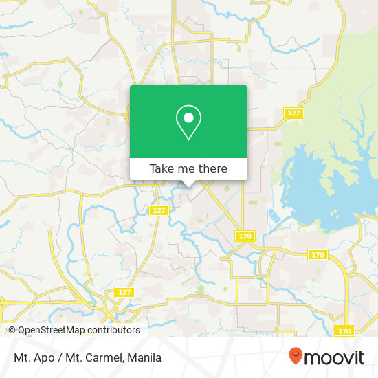 Mt. Apo / Mt. Carmel map