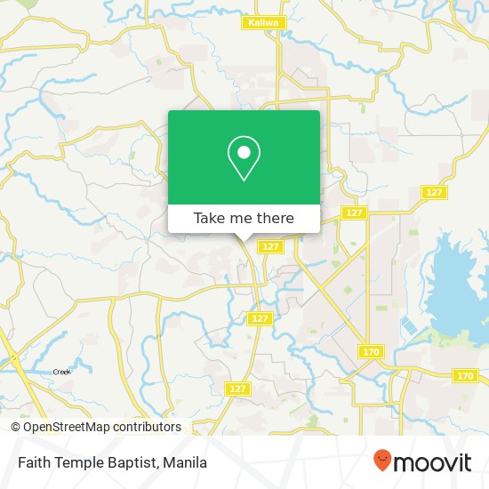 Faith Temple Baptist map