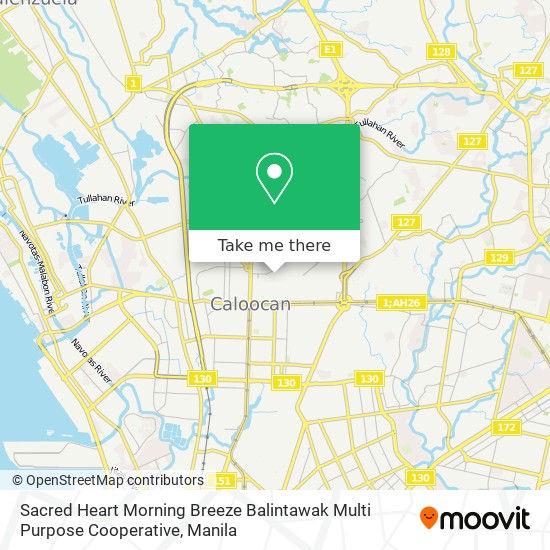 Sacred Heart Morning Breeze Balintawak Multi Purpose Cooperative map