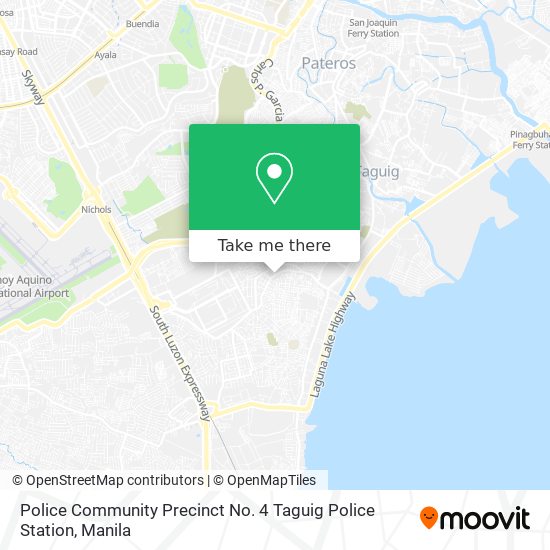 Police Community Precinct No. 4 Taguig Police Station map