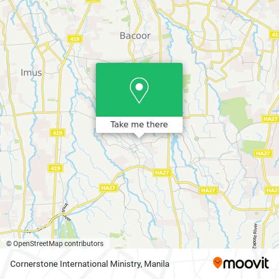 Cornerstone International Ministry map