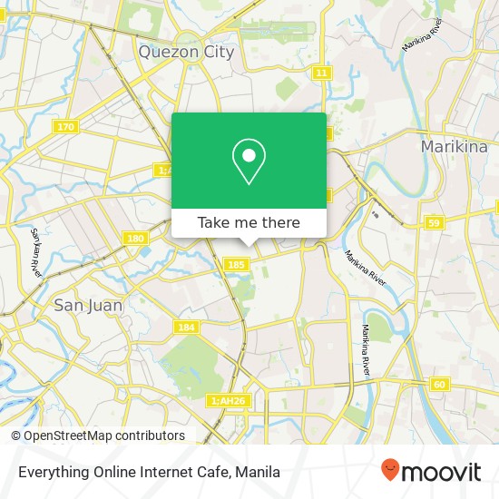 Everything Online Internet Cafe map