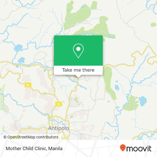 Mother Child Clinic map