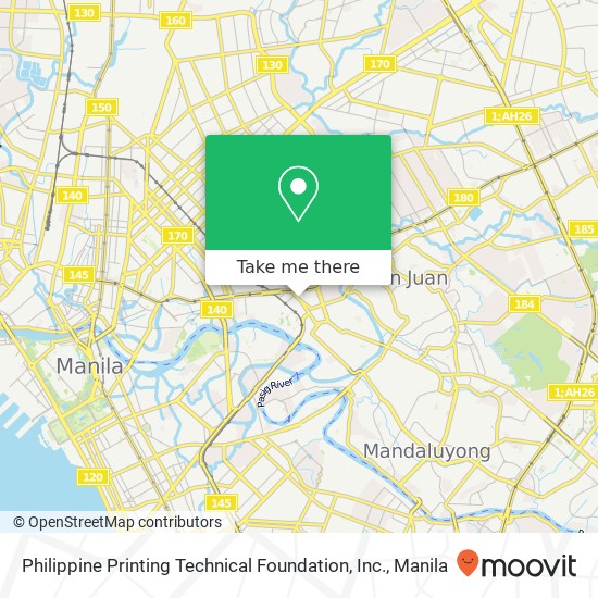 Philippine Printing Technical Foundation, Inc. map