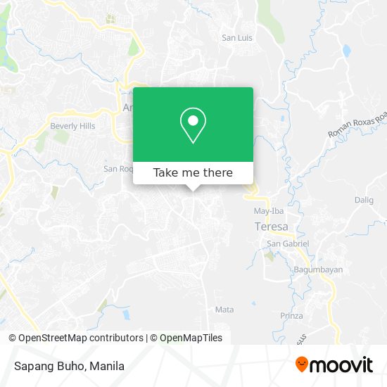 Sapang Buho map