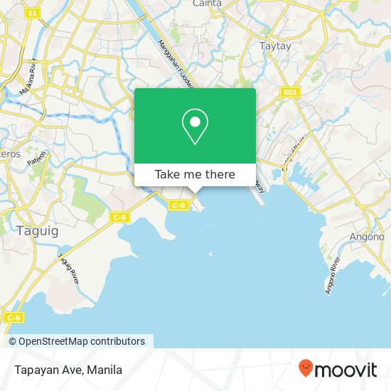 Tapayan Ave map