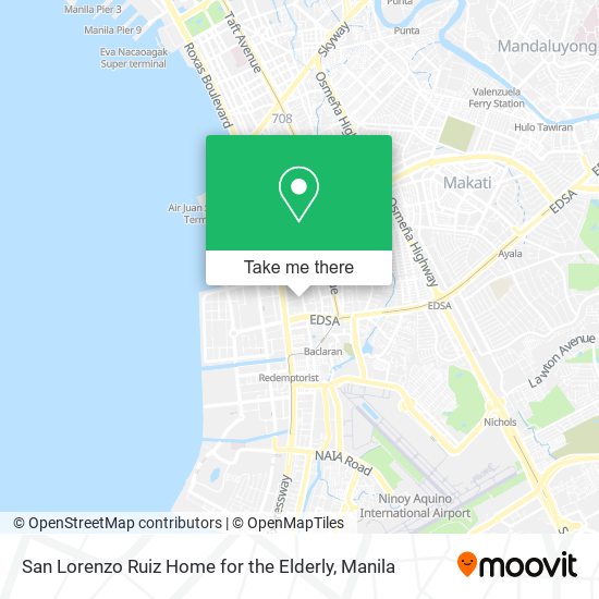 San Lorenzo Ruiz Home for the Elderly map