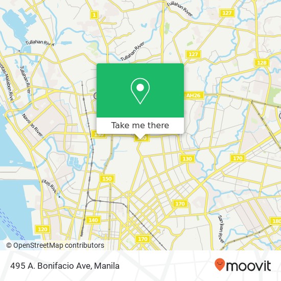 495 A. Bonifacio Ave map