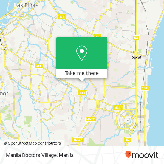 Manila Doctors Village map