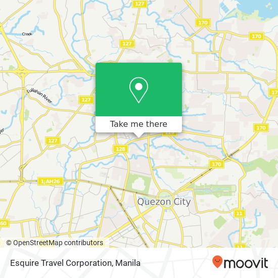 Esquire Travel Corporation map