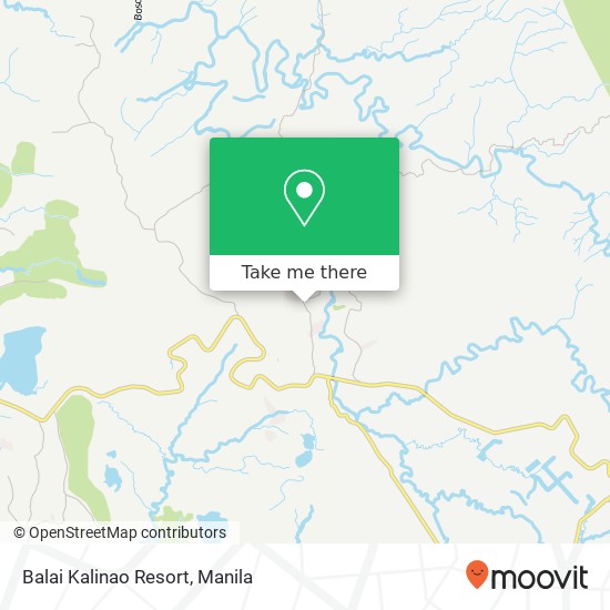 Balai Kalinao Resort map