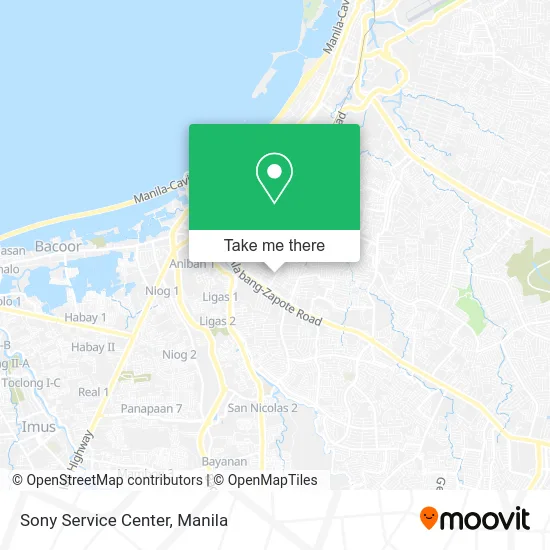 Sony Service Center map