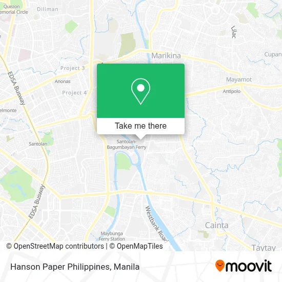 Hanson Paper Philippines map