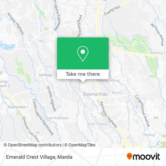 Emerald Crest Village map