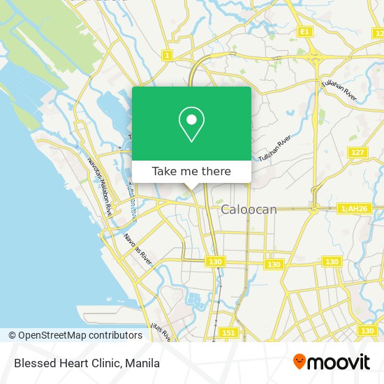 Blessed Heart Clinic map