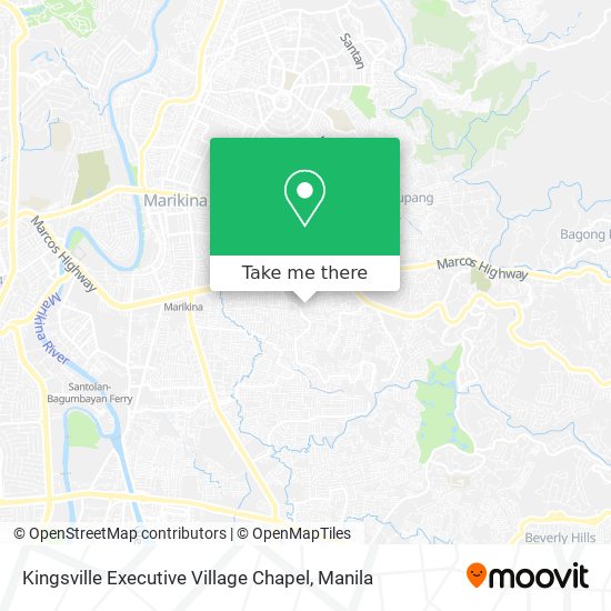 Kingsville Executive Village Chapel map