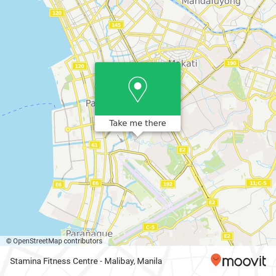 Stamina Fitness Centre - Malibay map