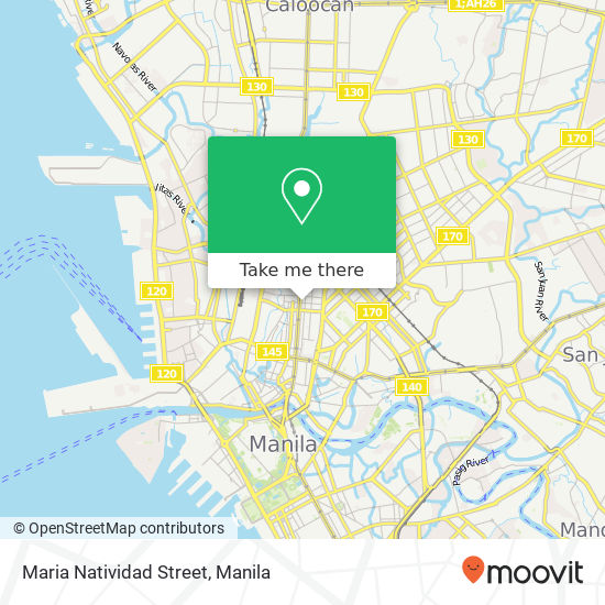 Maria Natividad Street map