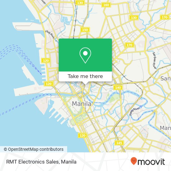 RMT Electronics Sales map