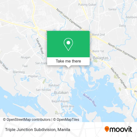 Triple Junction Subdivision map