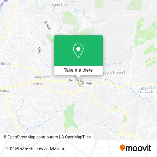 102 Plaza-Eli Tower map