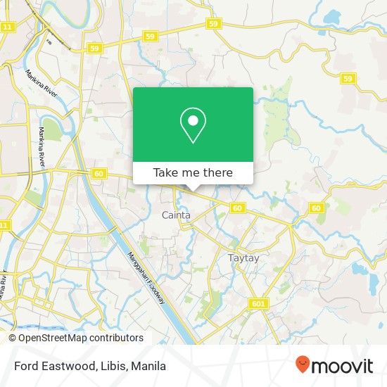 Ford Eastwood, Libis map
