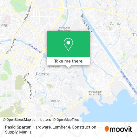 Pasig Spartan Hardware, Lumber & Construction Supply map