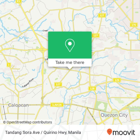 Tandang Sora Ave / Quirino Hwy map