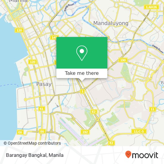 Barangay Bangkal map