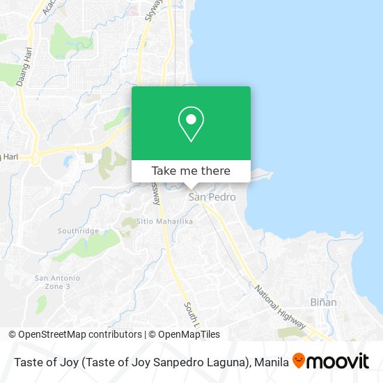 Taste of Joy (Taste of Joy Sanpedro Laguna) map