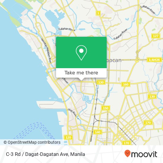 C-3 Rd / Dagat-Dagatan Ave map
