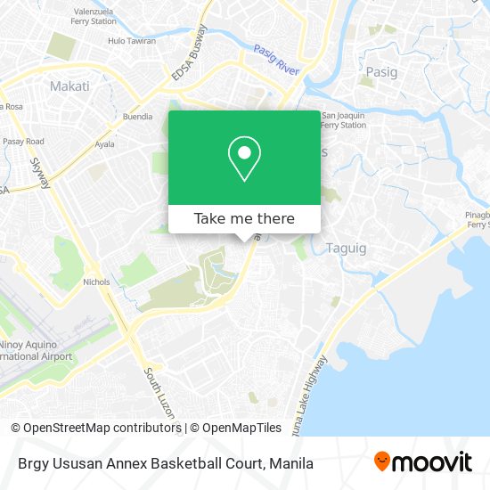 Brgy Ususan Annex Basketball Court map