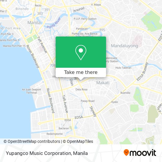 Yupangco Music Corporation map