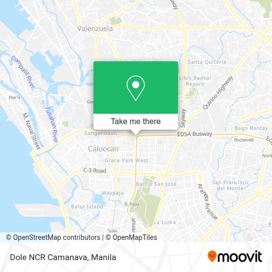 Dole NCR Camanava map