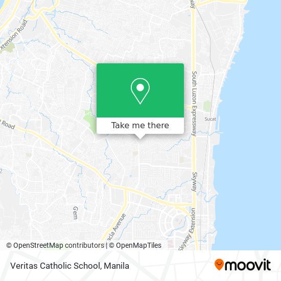 Veritas Catholic School map