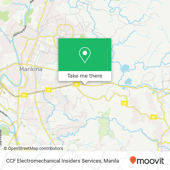 CCF Electromechanical Insiders Services map