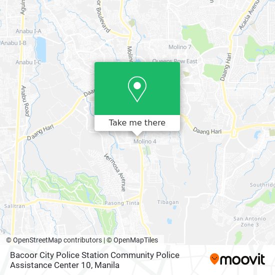 Bacoor City Police Station Community Police Assistance Center 10 map