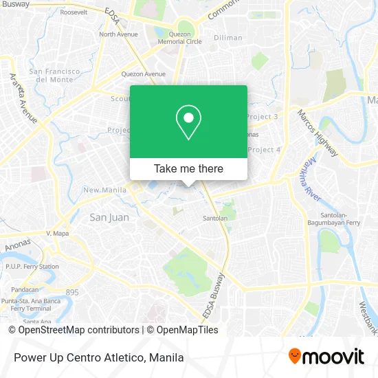 Power Up Centro Atletico map