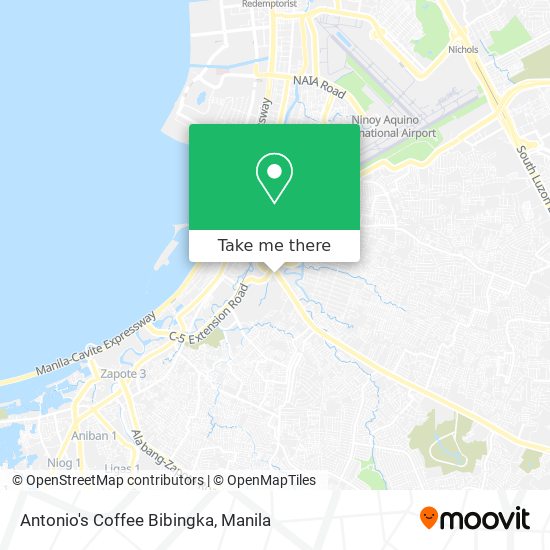 Antonio's Coffee Bibingka map