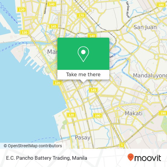 E.C. Pancho Battery Trading map