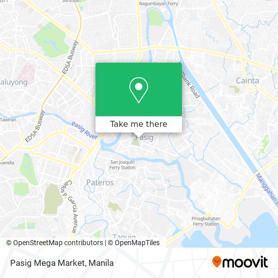 Pasig Mega Market map