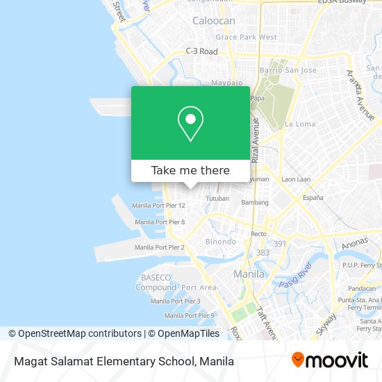 Magat Salamat Elementary School map