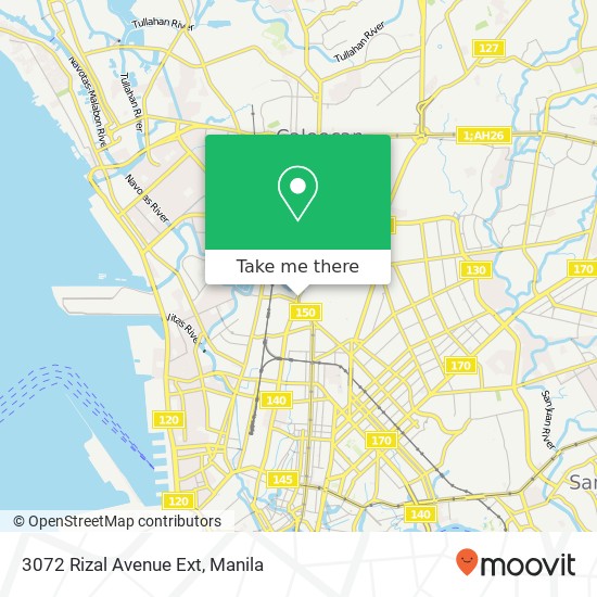 3072 Rizal Avenue Ext map