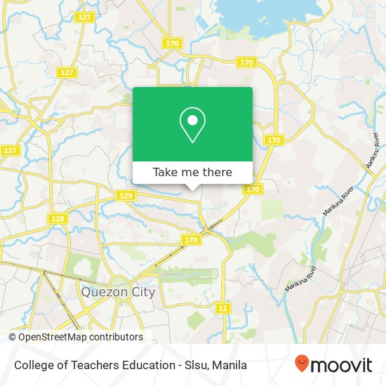 College of Teachers Education - Slsu map