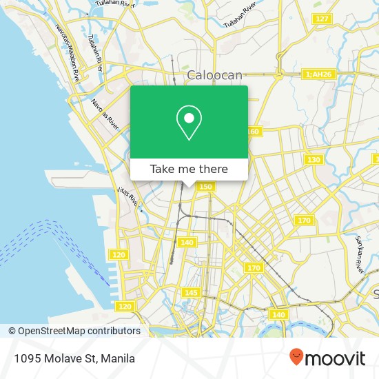 1095 Molave St map