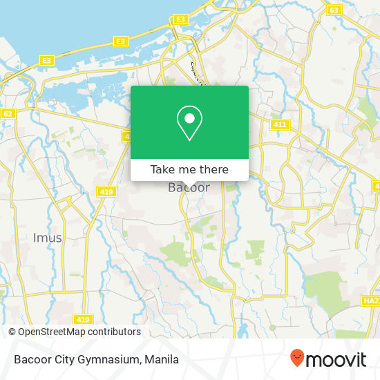 Bacoor City Gymnasium map