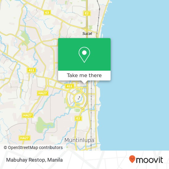 Mabuhay Restop map