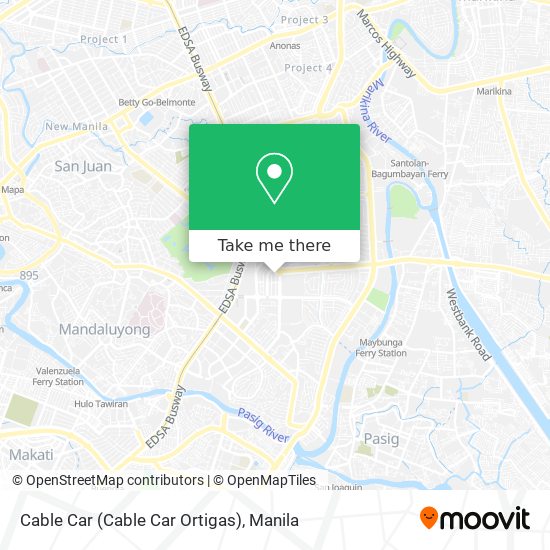 Cable Car (Cable Car Ortigas) map