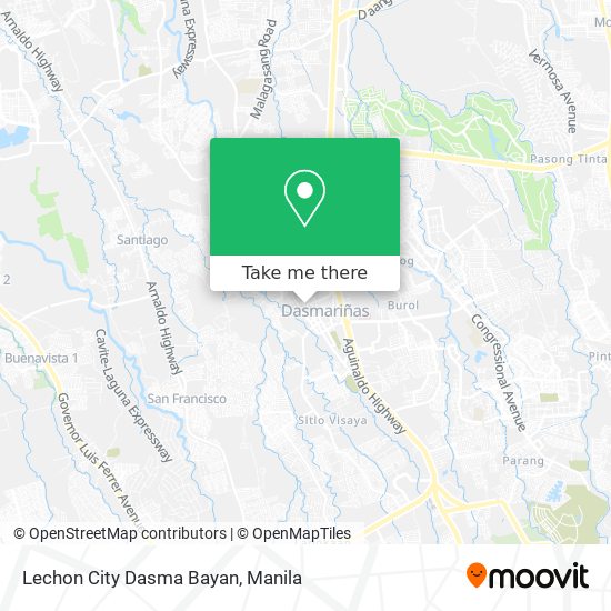 Lechon City Dasma Bayan map